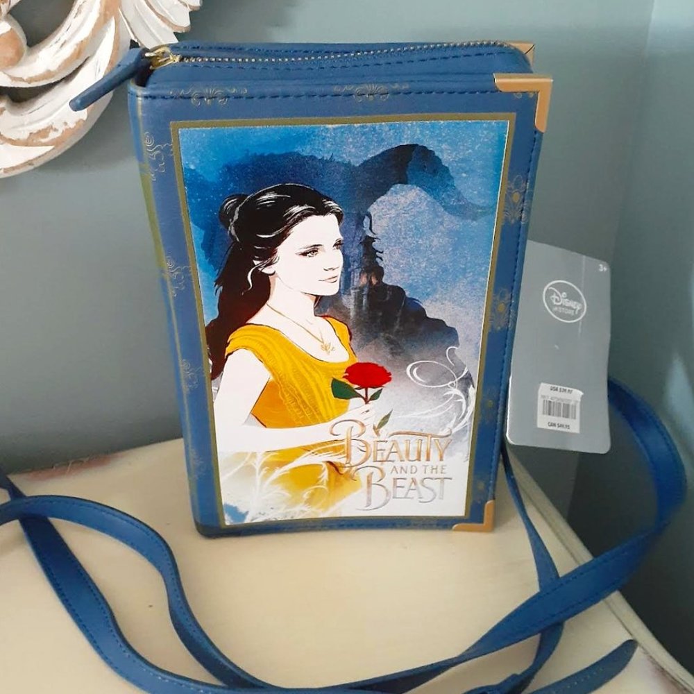 ^ Disney Beauty & the Beast Book Shaped Purse